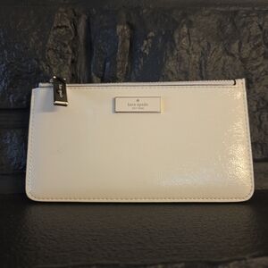 Kate Spade Cream Leather Clutch